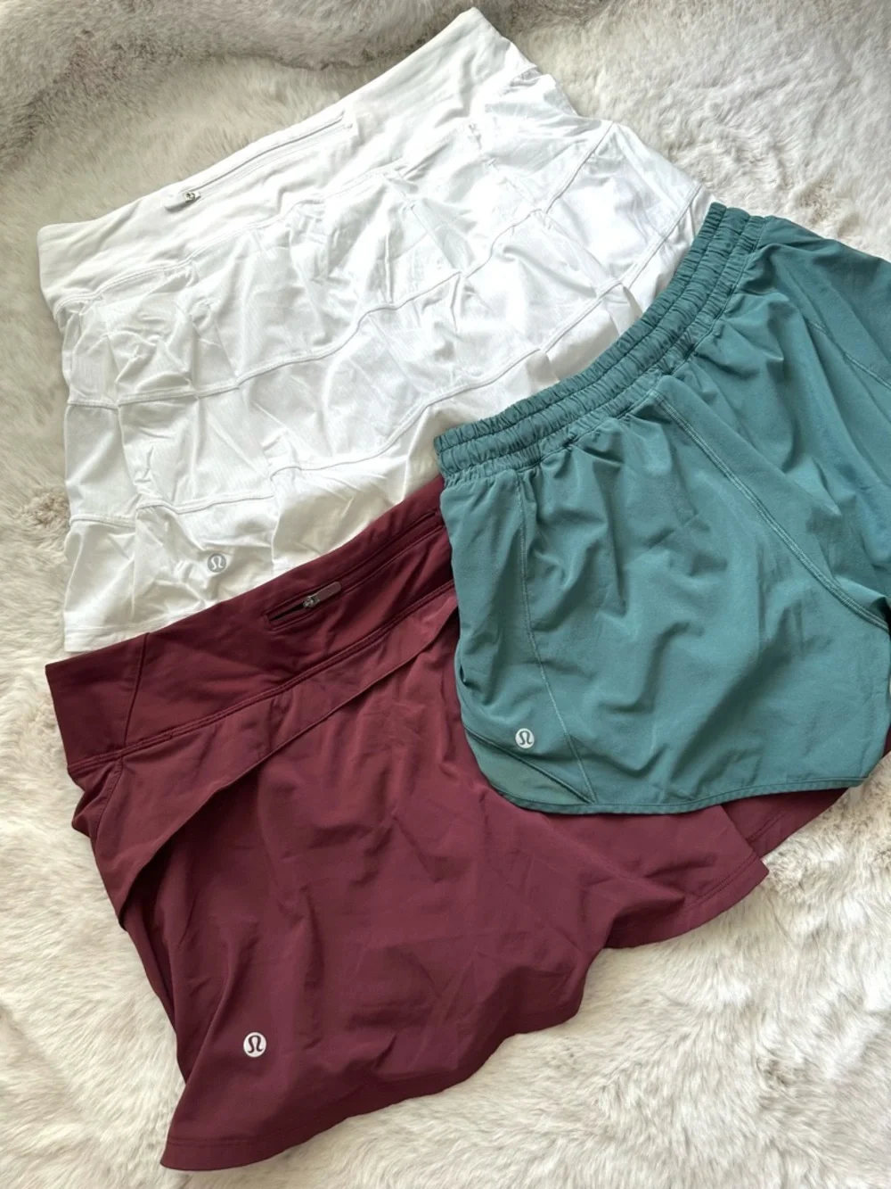 Lululemon skirts + shorts bundle size 8 - lot of 3 athletic